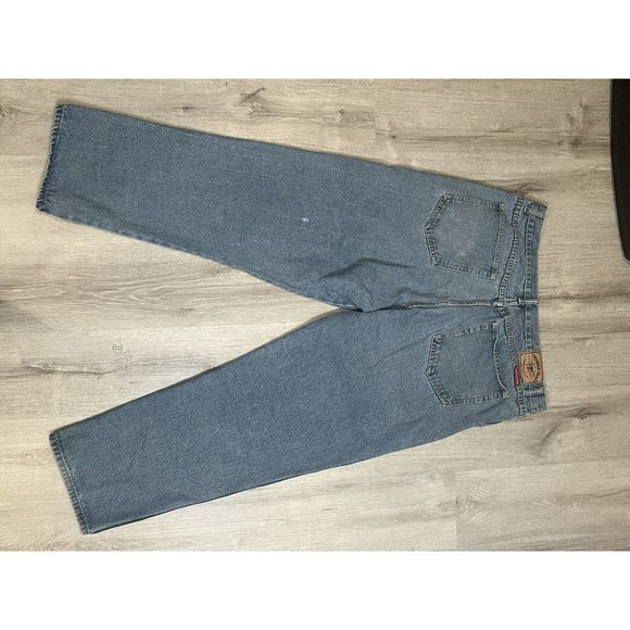 Chisholm Trail Jeans Mens 38x32 Regular Straight Blue Denim - Picture 10 of 12